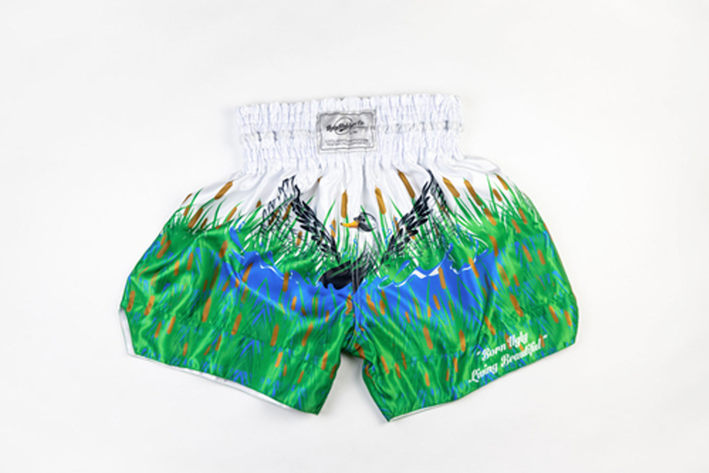 Swanlake Boxing Shorts White