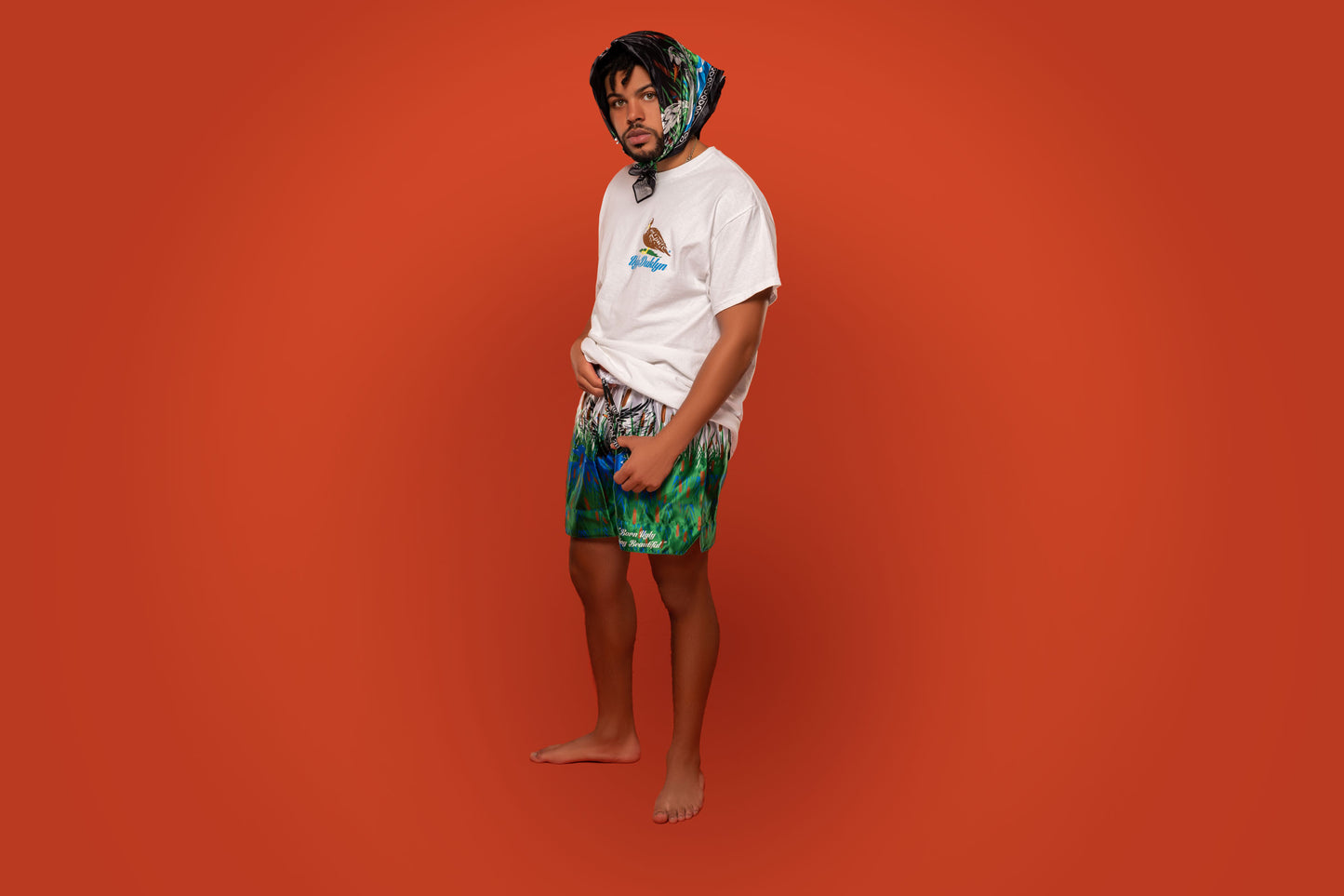 Swanlake Boxing Shorts White